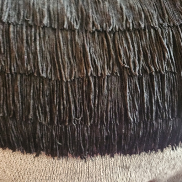 Bebe Fringe Mini Skirt - Picture 2 of 3